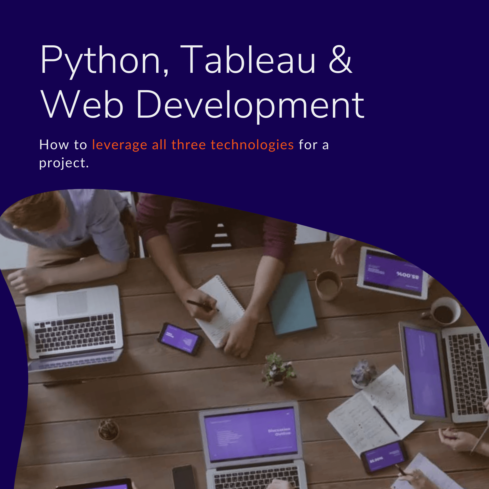 How to integrate Python, Tableau, and Web Development