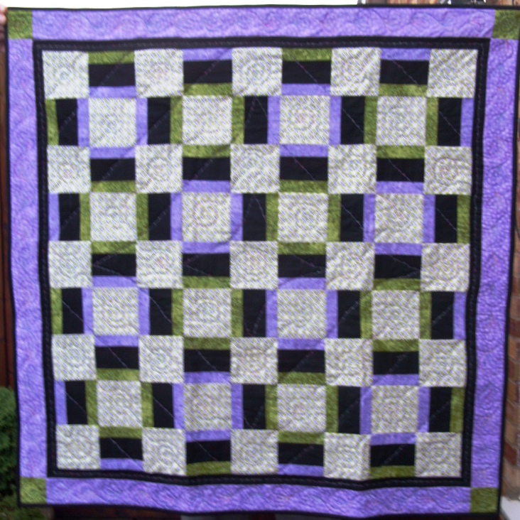 Jean's Quilt - the request was to not do too much quilting on it....