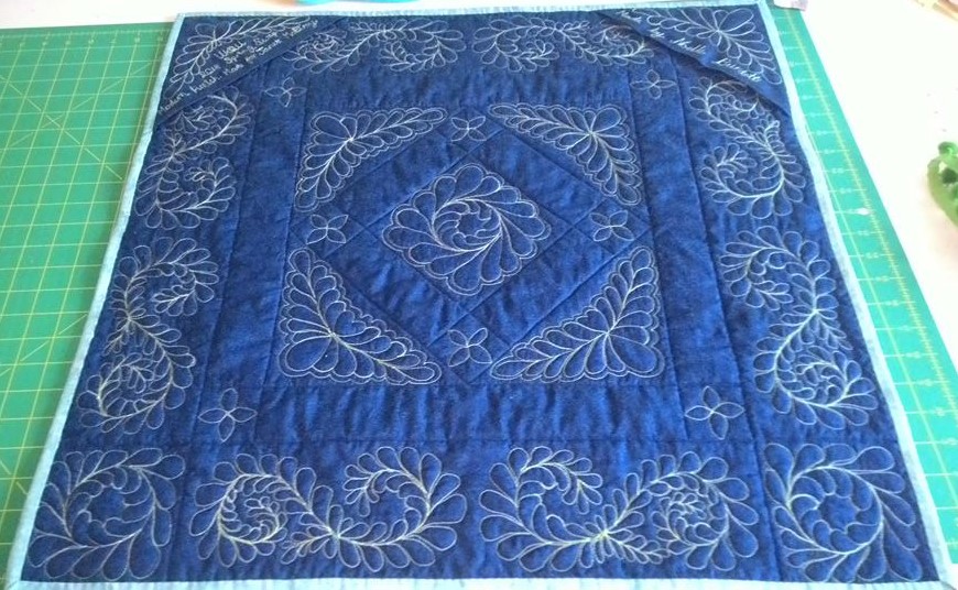 Mini Quilt from Noelle - Back