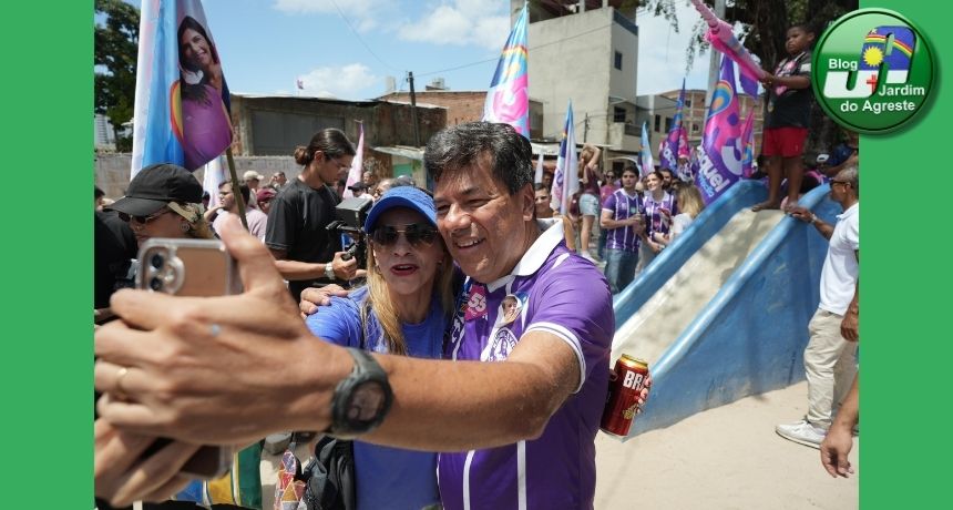 Mendonça reforça apoio a Raquel Lyra e projeta vitória ao Senado durante caminhada no Recife