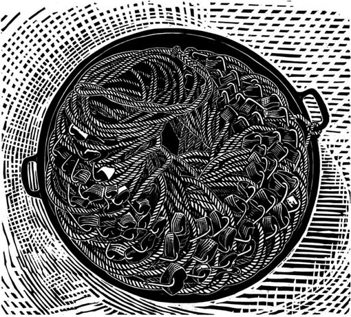 Linocut • 2005 • 295 x 325mm • edition of 150 • £460