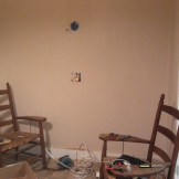 Putting a wall light in the dining room