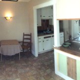 Lights up and working in the slightly remodeled dining room