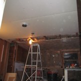 Finally drywalled the ceiling in the back bedroom (3/19)