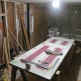 This door will go in the bathroom.