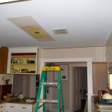 Took out old kitchen ceiling light