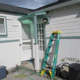 New exterior lights on three doors.