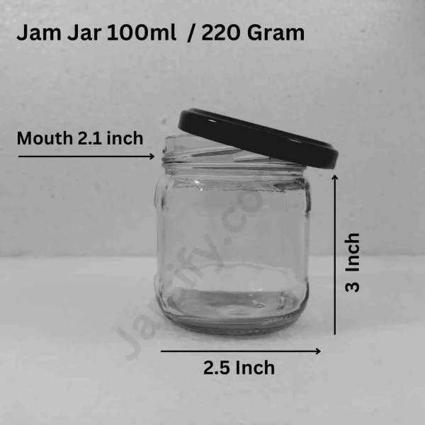 Jam Jar 100ml  / 220 Gram