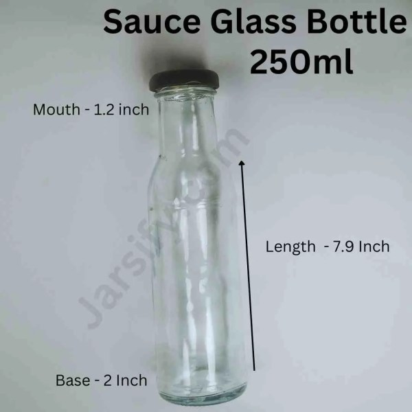 Sauce Glass Bottle 250ml