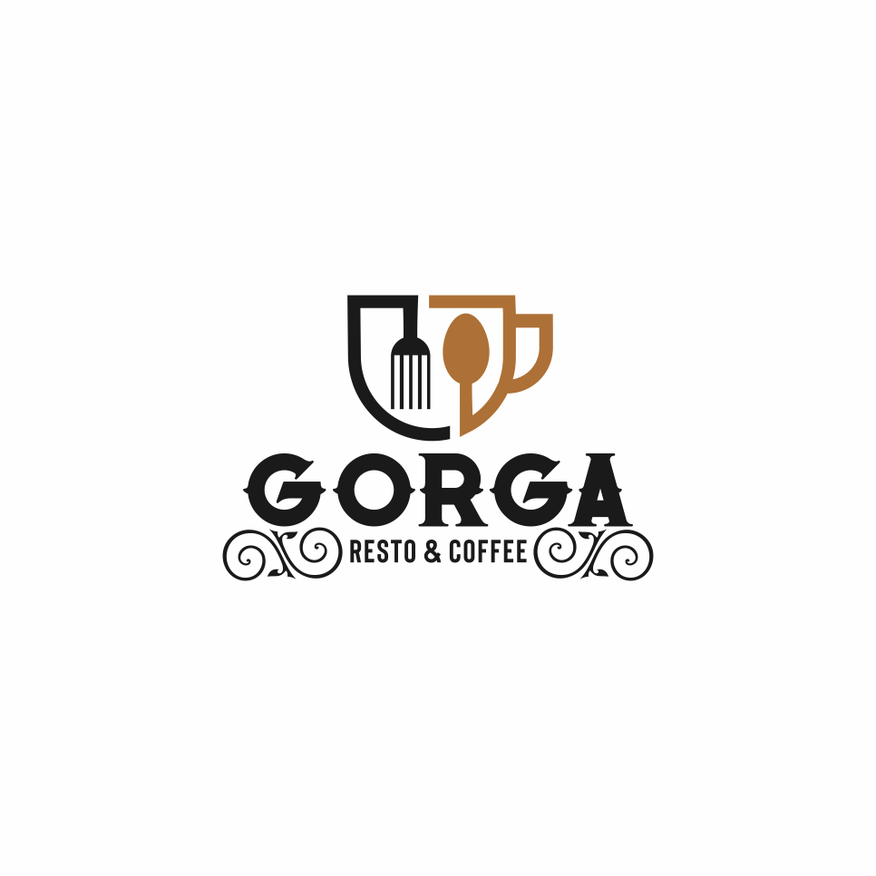 Yang menyediakan minuman dan makanan kekinian yang di gandrungi oleh generasi milenial dengan berbagai macam varian rasa serta harga yang terjangkau. Portofolio Jasa Desain Logo Makanan Minuman Untuk Gorga Resto Coffe Jasa Desain Logo