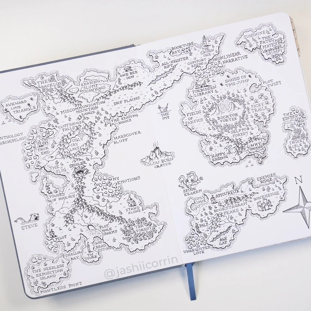 Reading Fantasy Map Jashiicorrin