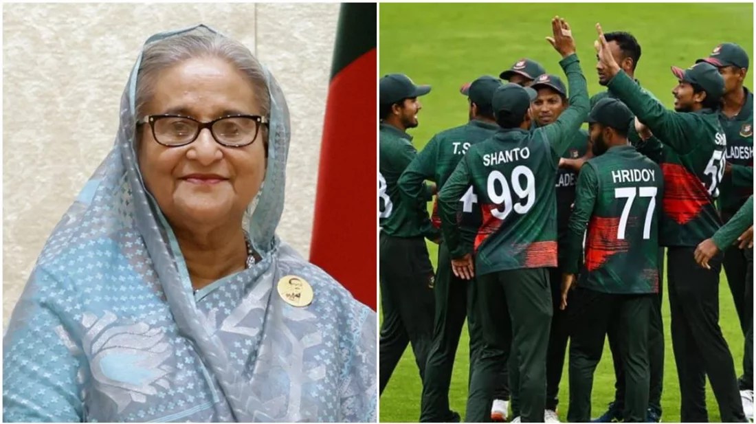 নিউজিল্যান্ডকে হারানোয় ক্রিকেট দলকে প্রধানমন্ত্রীর অভিনন্দন
