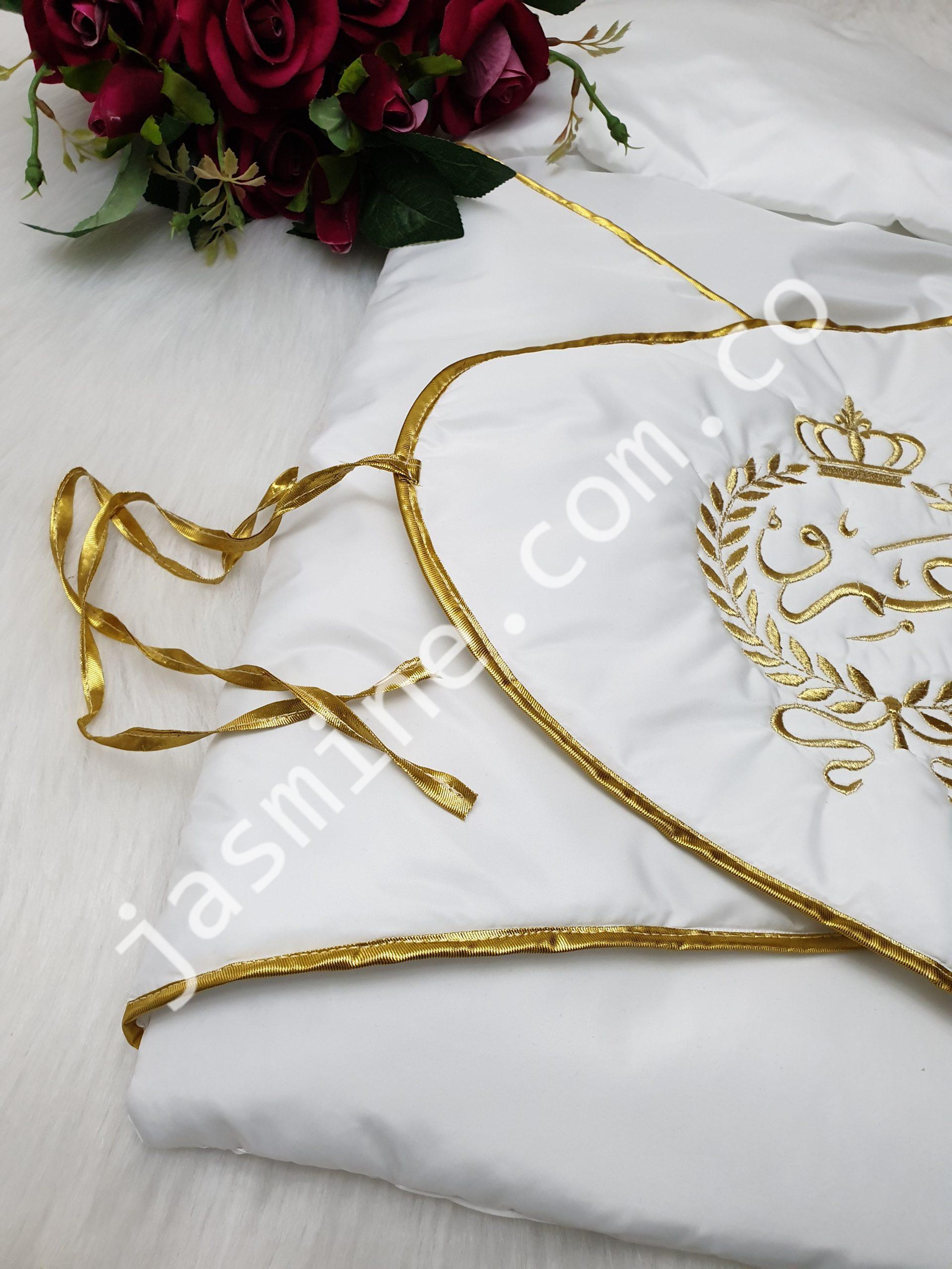 بورت بتصميم تطريز دهبي اسم عمرو|Amr sleeping bag (baby port-baby Nest) - Image 2