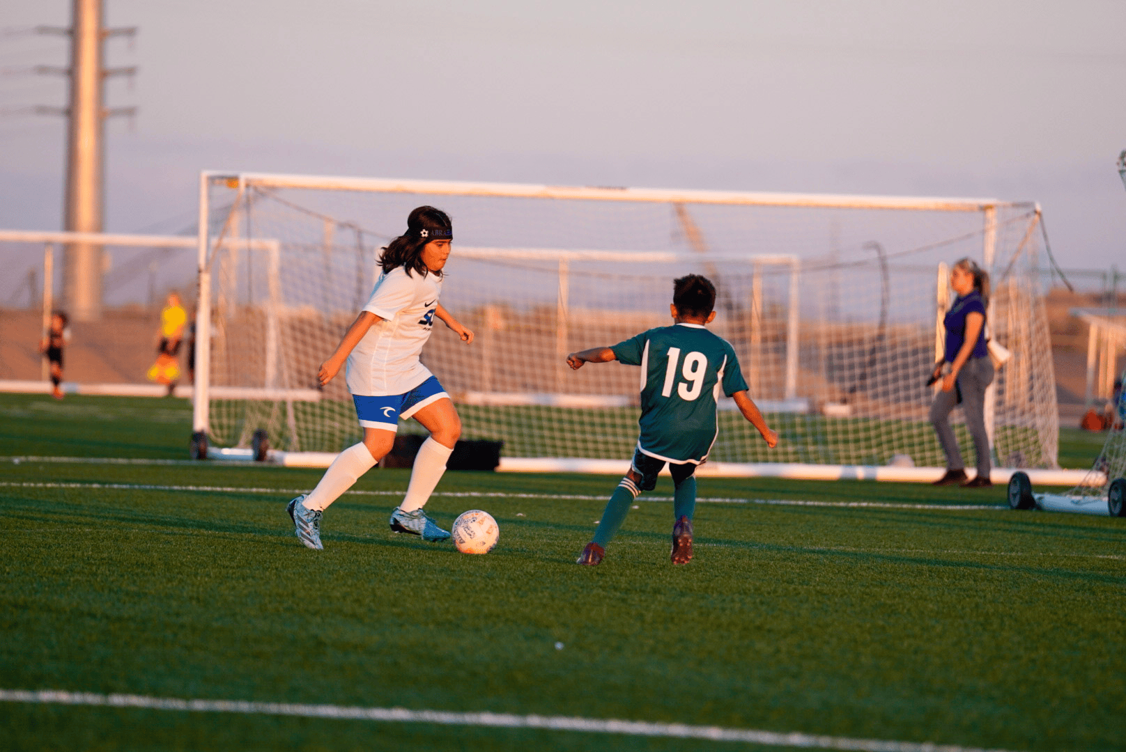 Abraham Jatoi playing soccer