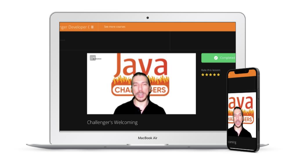 challenger developer mockup