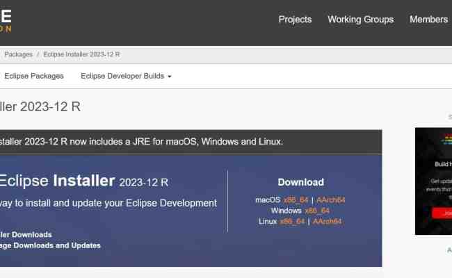 Eclipse IDE For Java Developers Download And Install On Windows 11 ...