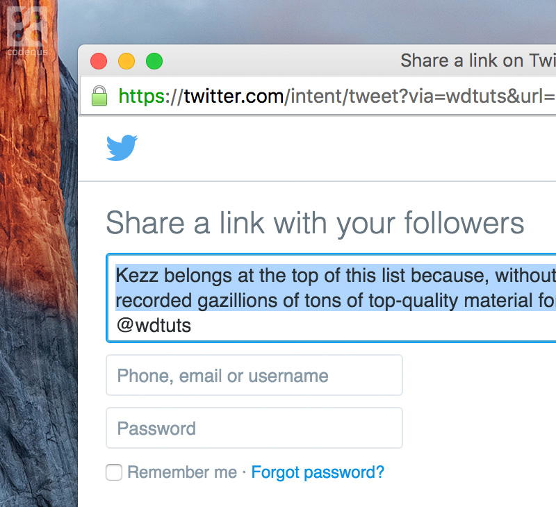 How To Code An Inline Sharing Menu Envato Tuts - 4K Landscape Wallpapers for Desktop