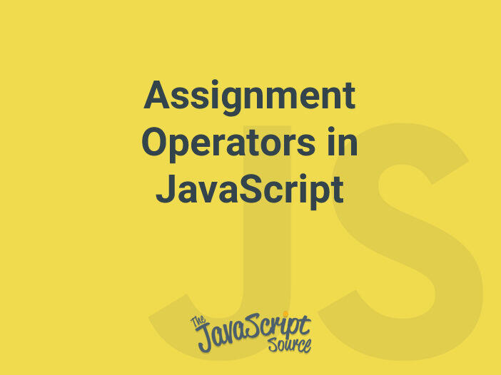 Assignment Operators Javascript Simple Dev - Ultra HD Vintage Design - HD