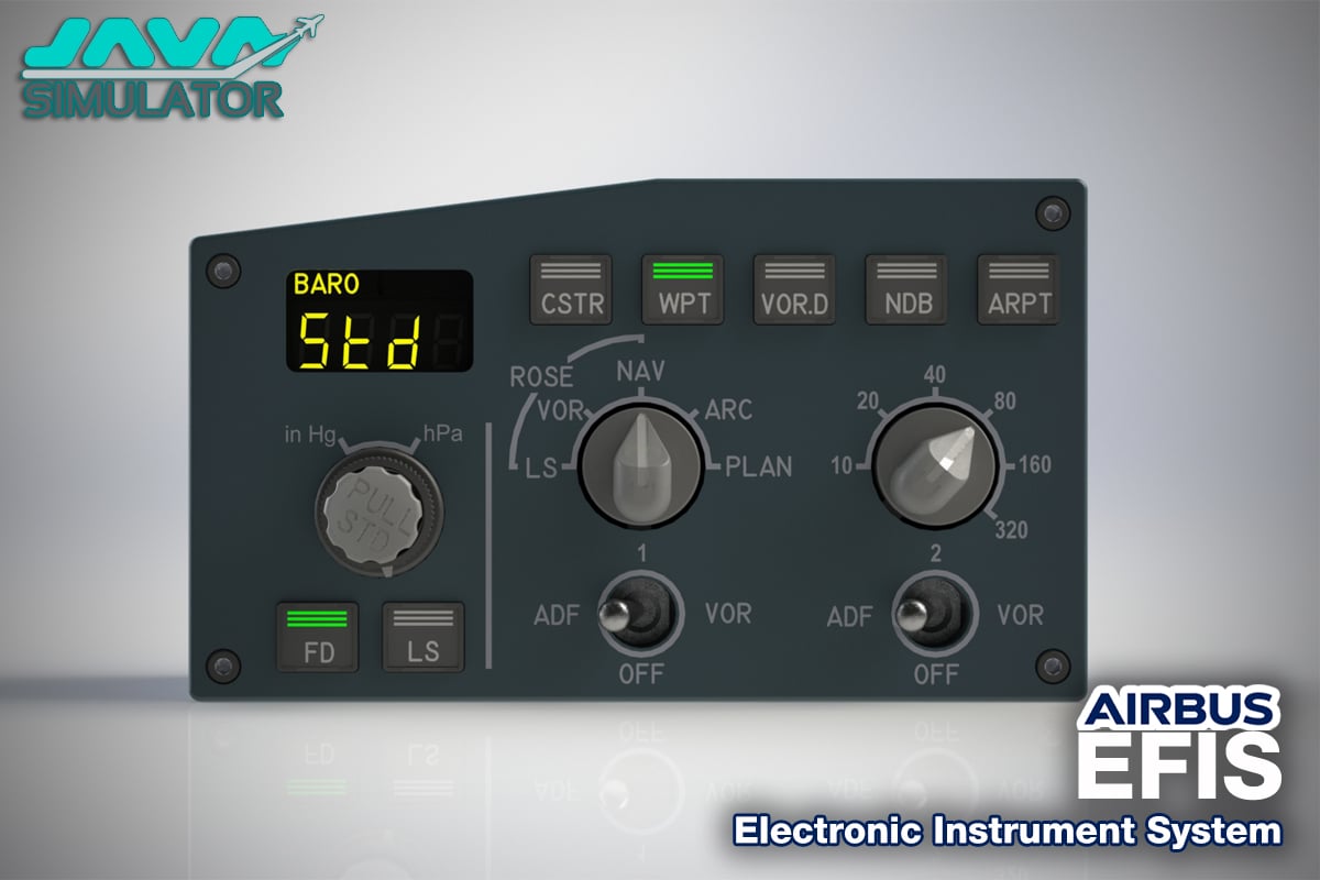 A320 EFIS (Electronic Flight Instrument System) – Java Simulator