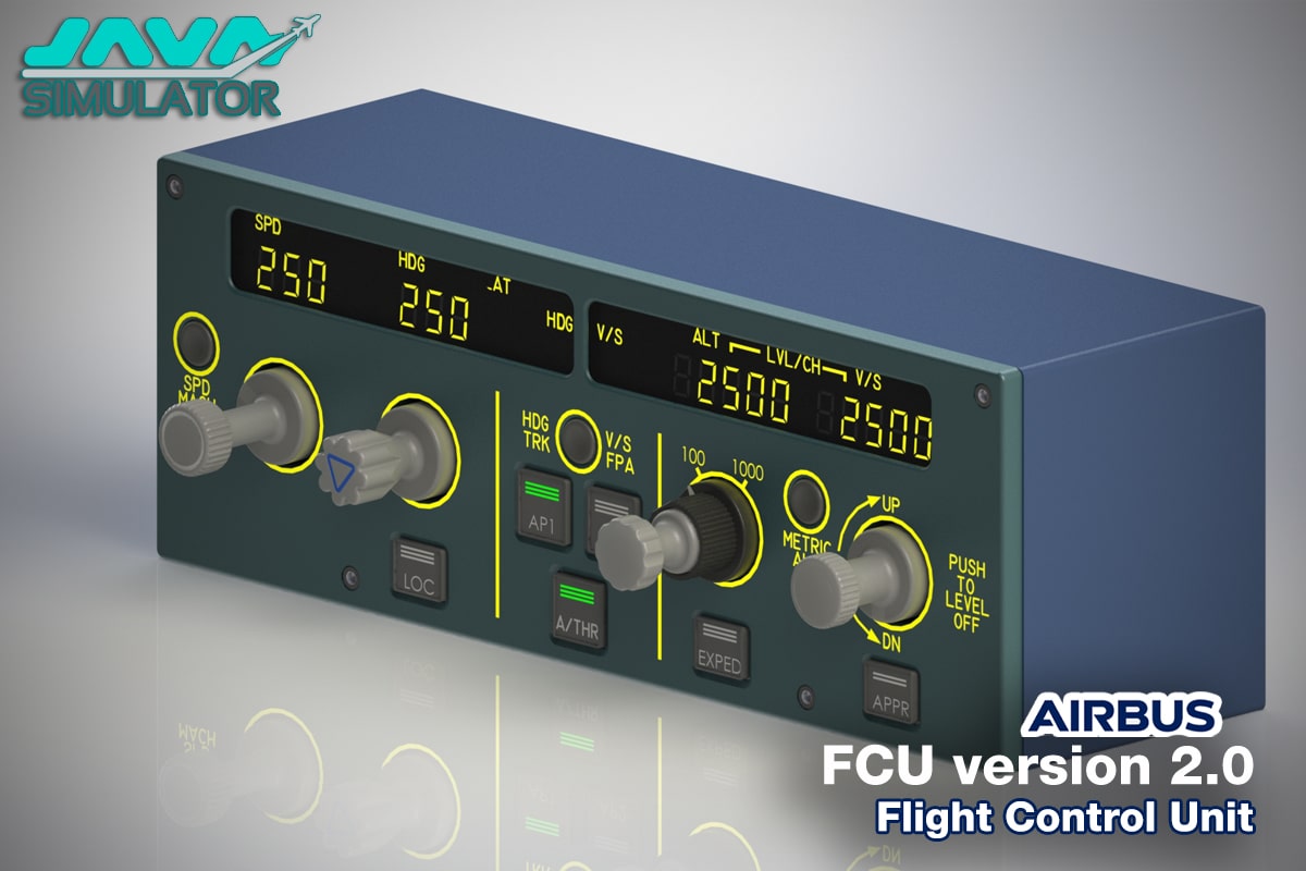 mini FCU フライトシミュレーター エアバス用 A320 FCU V2.5 mini FCU フライトシミュレーター エアバス用 A320 FCU V2.5