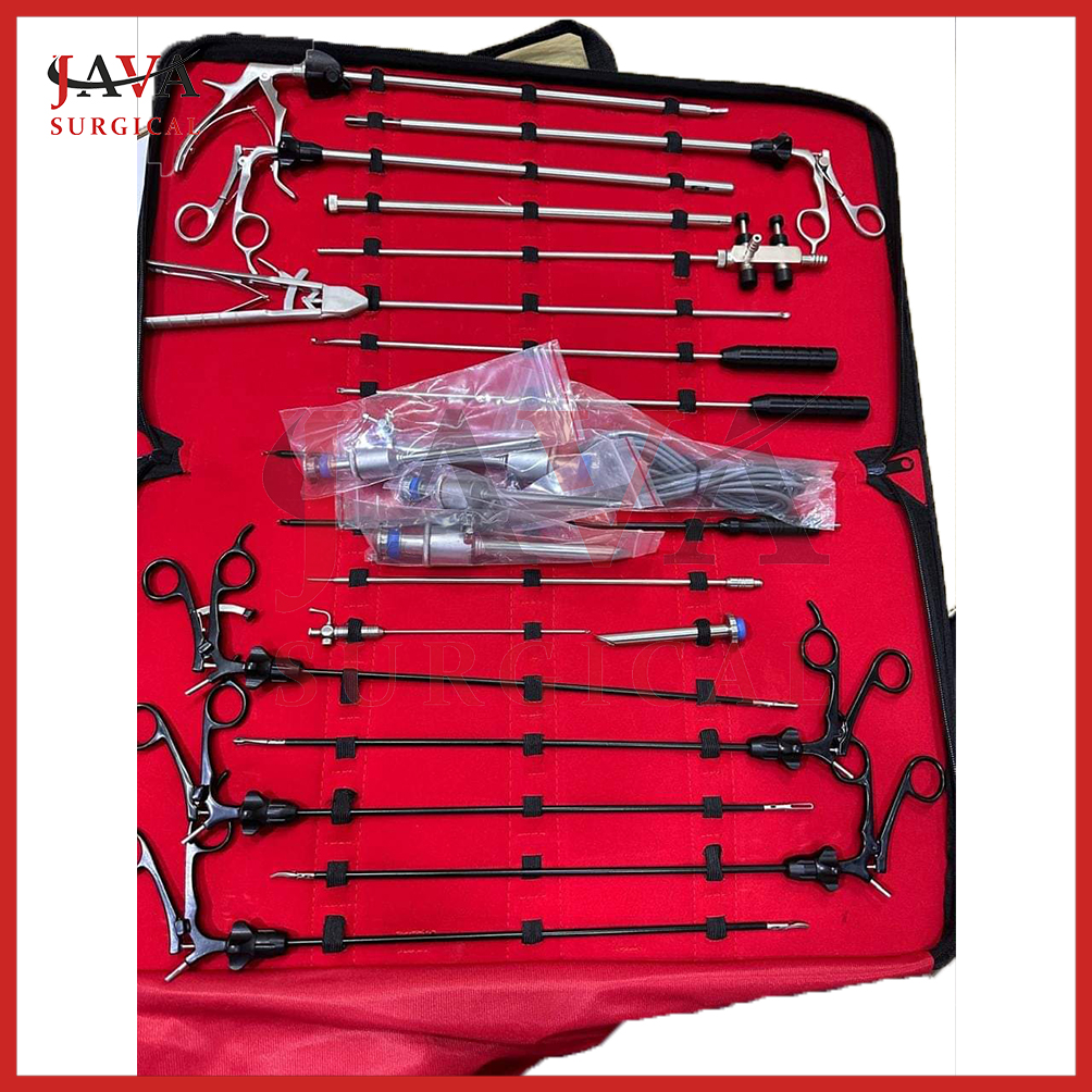 German Grade 28 Pcs Laparoscopic Surgery Set