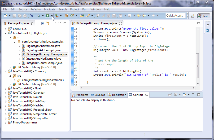 Java Biginteger Intvalue Method Example VrsticatoCharArray sum sumaddBigIntegervalueOfCharactergetNumericValuecharacter. Java Biginteger Intvalue Method Example Convert int to BigInteger BigInteger bigInteger BigIntegervalueOfinput.