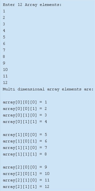 Multi Dimensional Array In Java - Tutorial &amp; Program