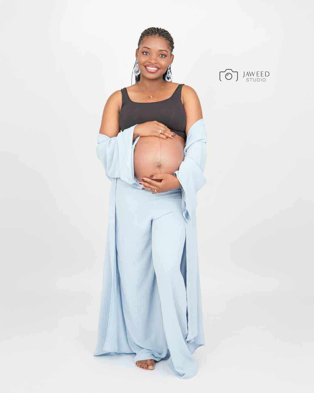 Zwangerschapsfotografie – elegante maternity portret