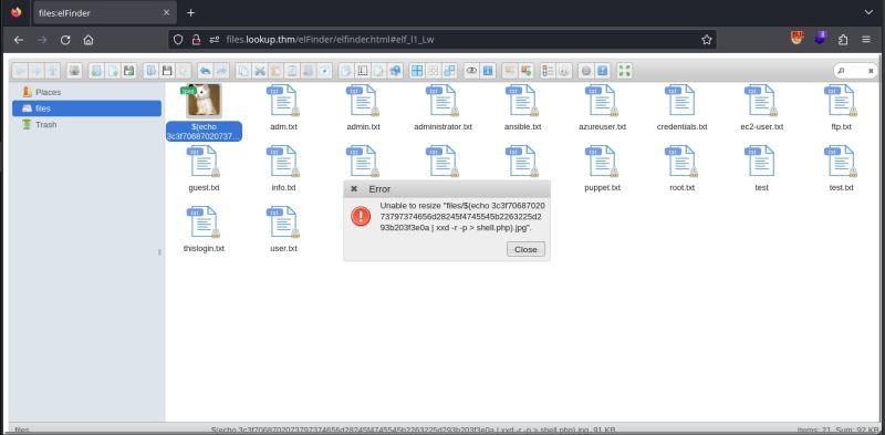 Lookup Tryhackme - Premium Abstract Photo Gallery - High Resolution