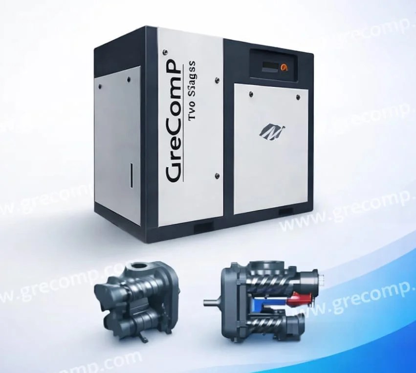 AIR COMPRESSOR SCREW 50HP TWO STAGE