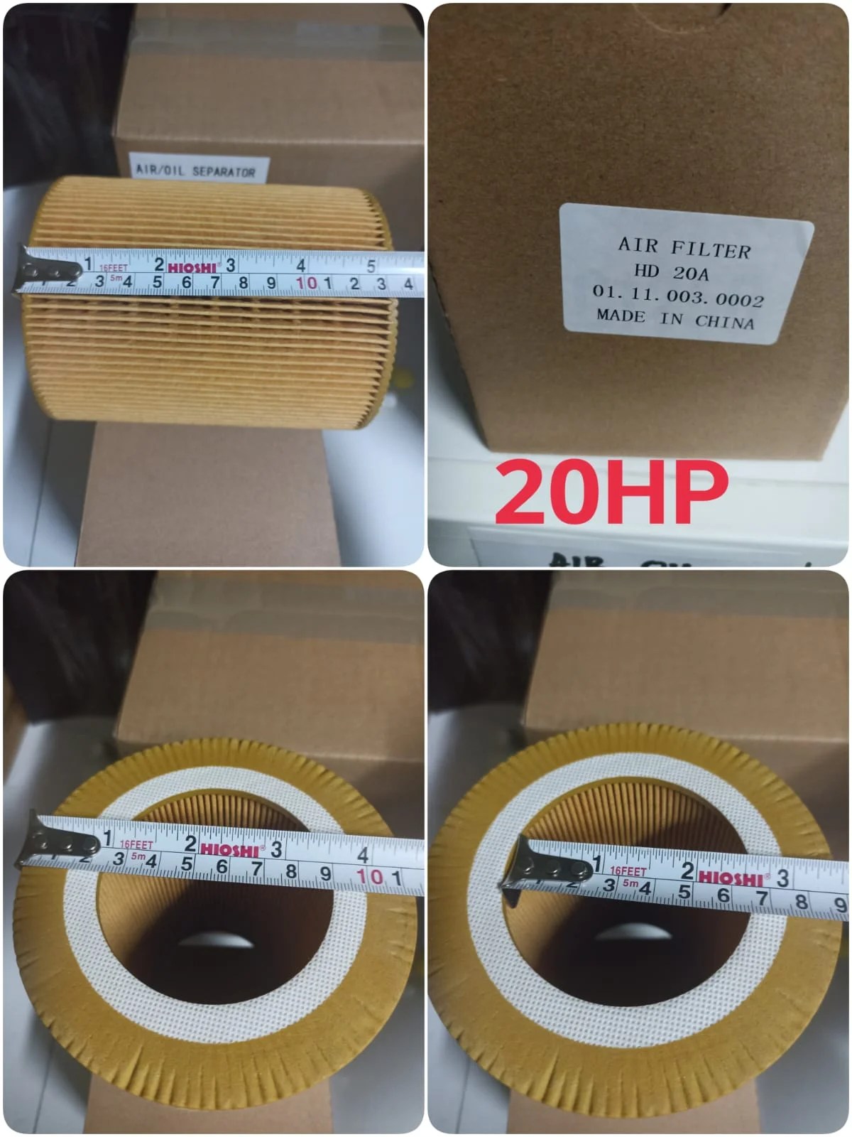 Air Filter Comp. 15KW - 20HP