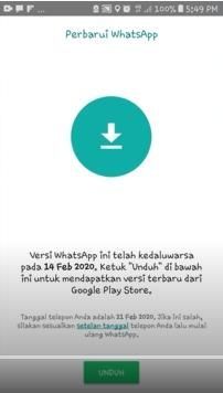 Aplikasi ini telah digunakan oleh lebih dari 2 miliar orang di lebih dari . Cara Memperbarui Wa Gb Kadaluarsa Ke Versi Baru |September