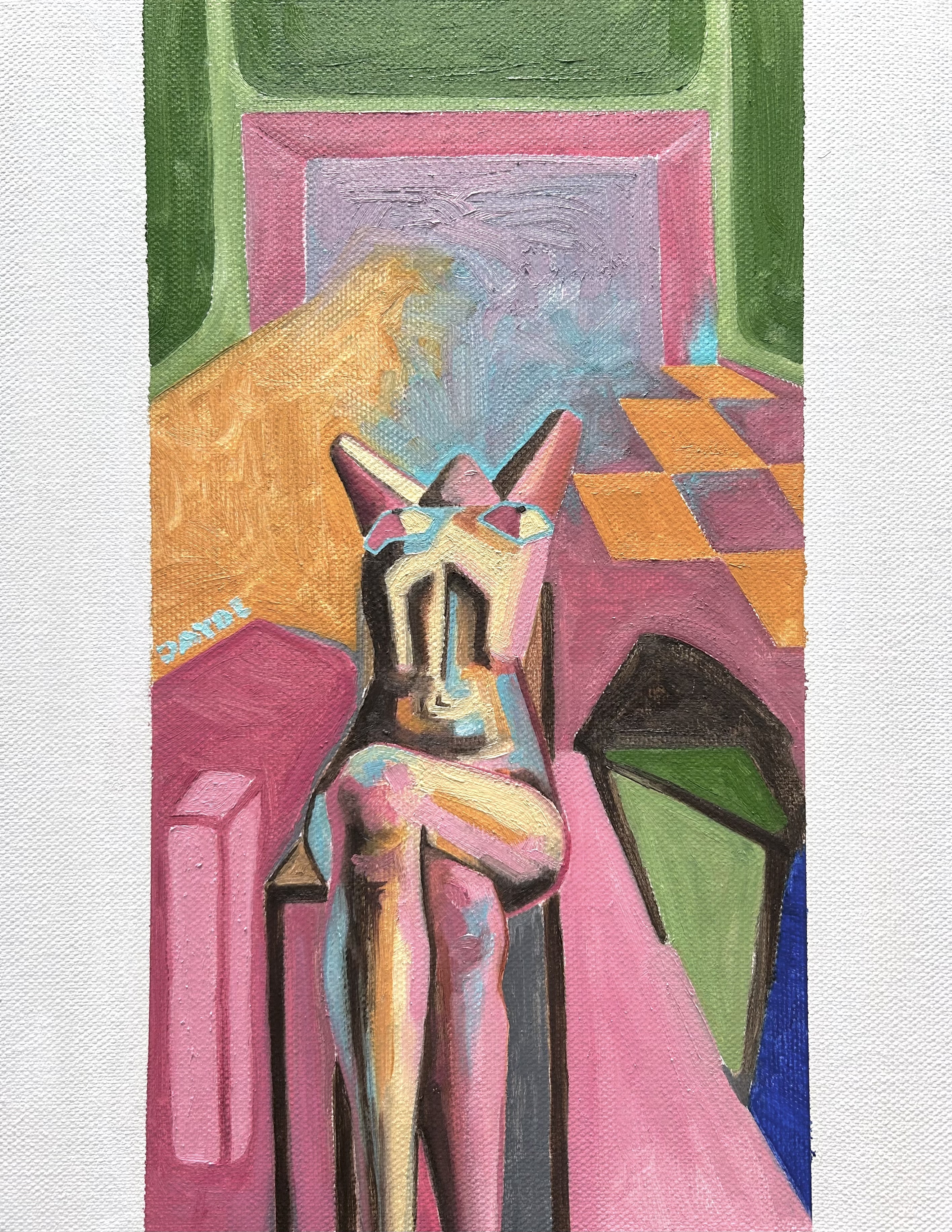 Freedom of Speech, oil on canvas, 41 x 32 cm, Jayde Kim, 2025