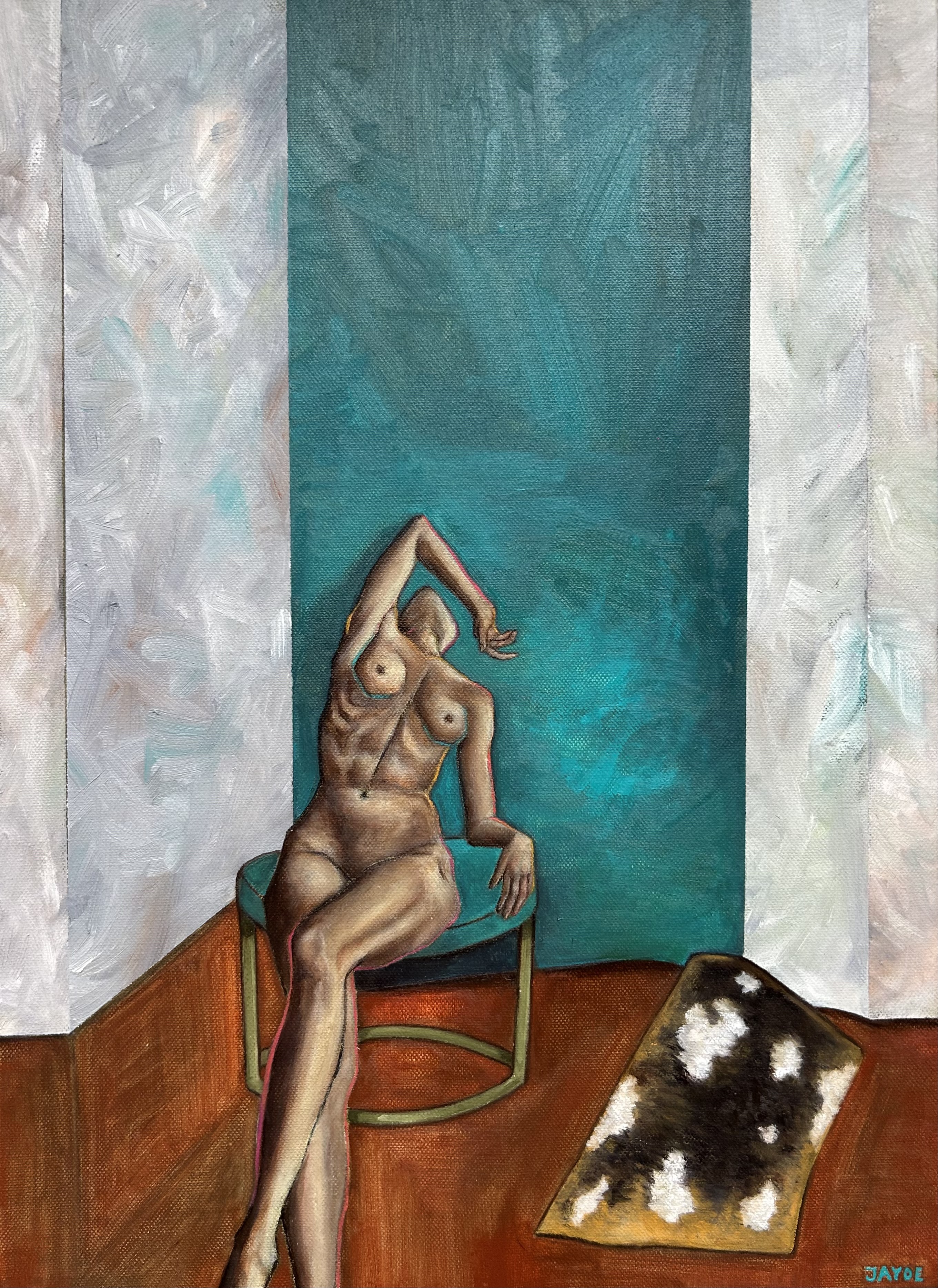 Uncertainty, oil on canvas, 45.5 x 33.2 cm, Jayde Kim, 2026