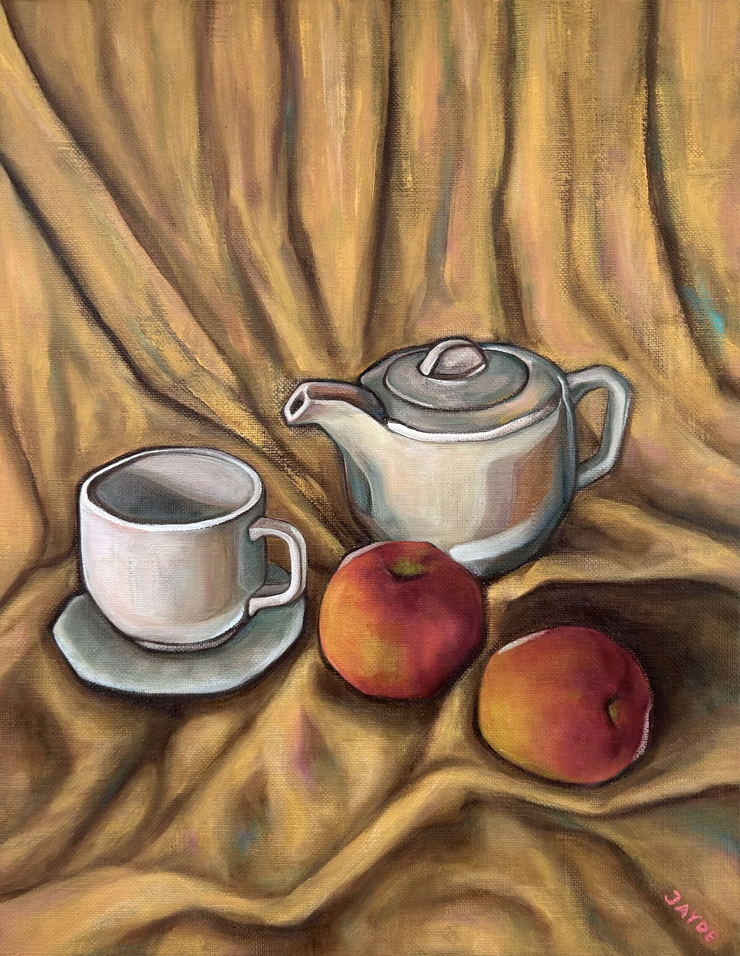 Lightweight, oil on canvas, 41 x 32 cm, Jayde Kim, 2026
