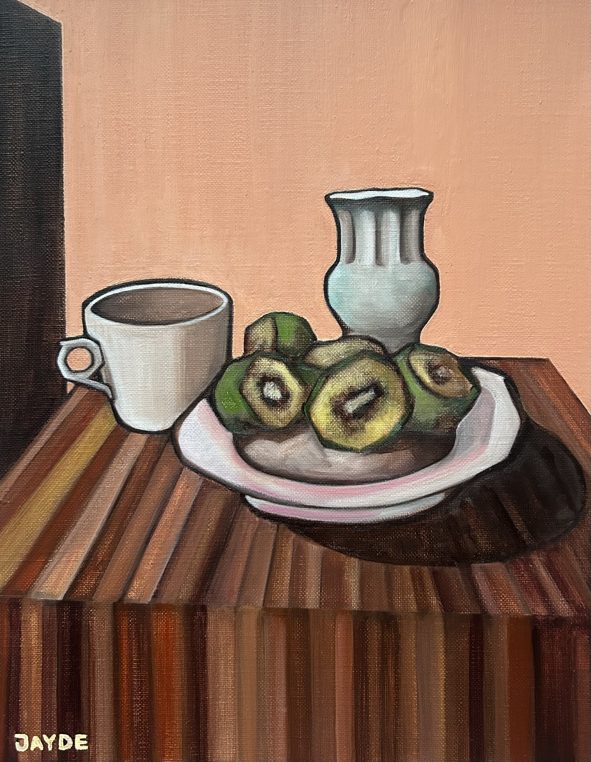 Assumptions, oil on canvas, 41 x 32 cm, Jayde Kim, 2026