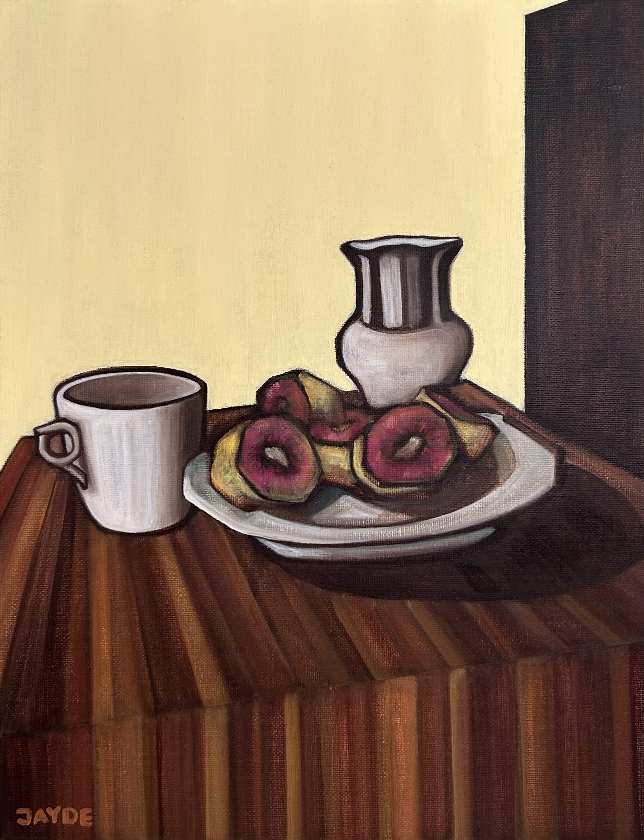 Misunderstanding, oil on canvas, 41 x 32 cm, Jayde Kim, 2026