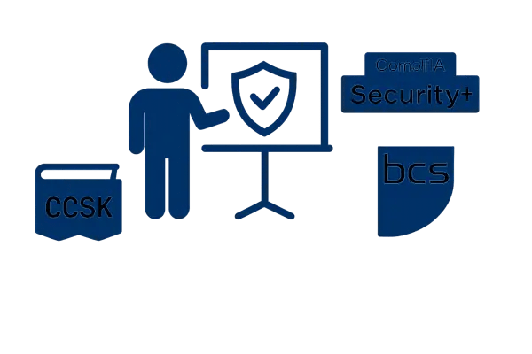 Cyber security training and enablement icon