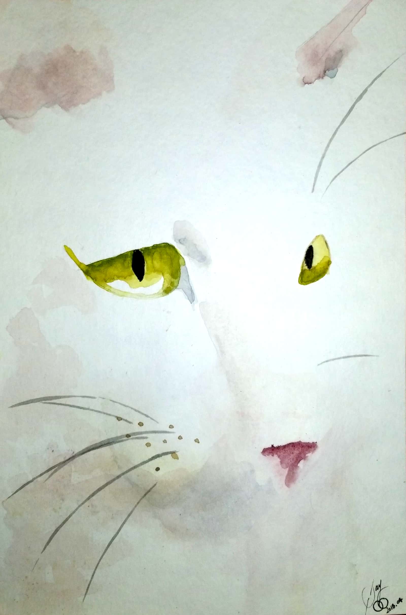 Watercolor My Kitty