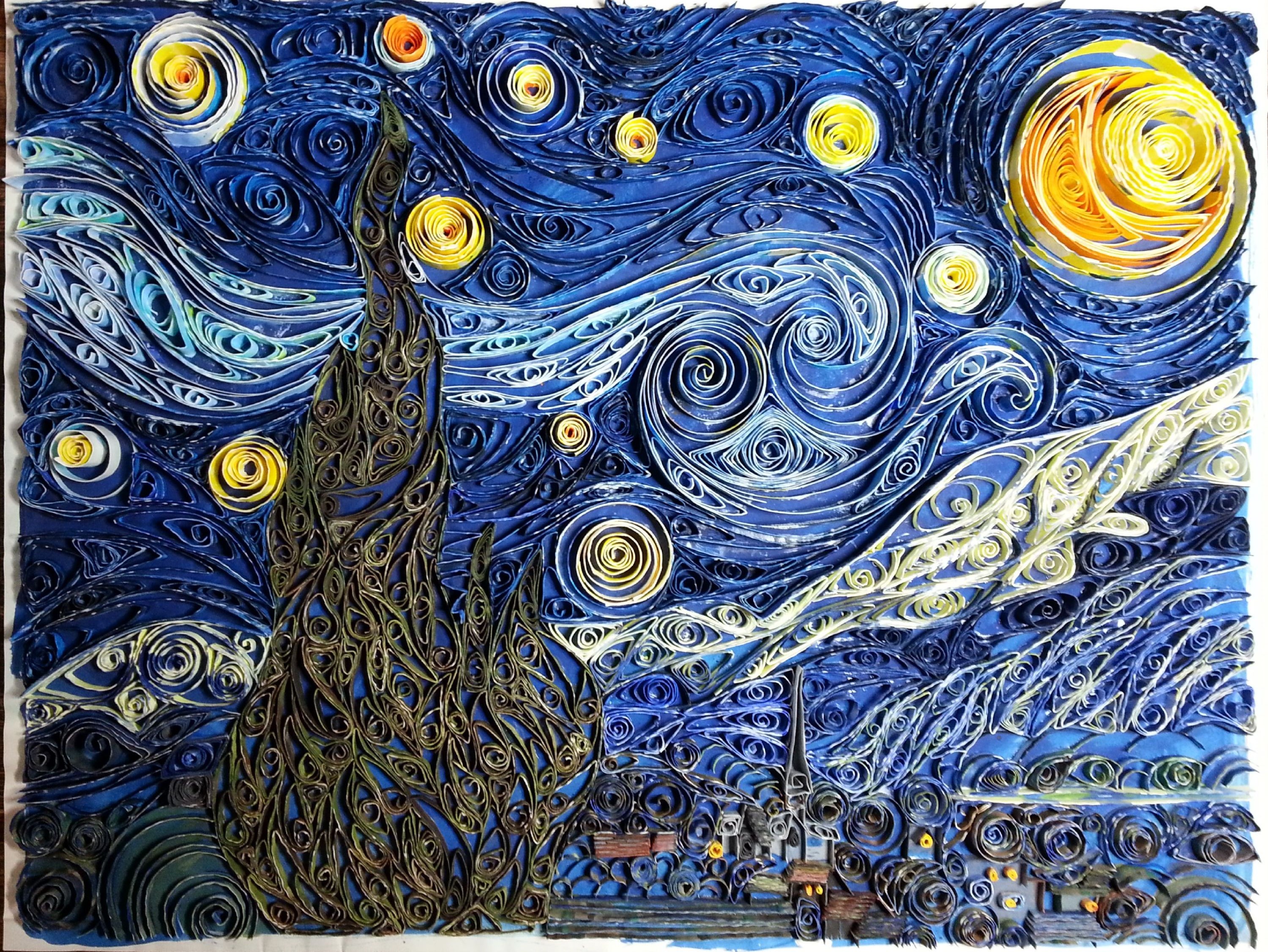 Starry Night Quainting Be sure to see the video!