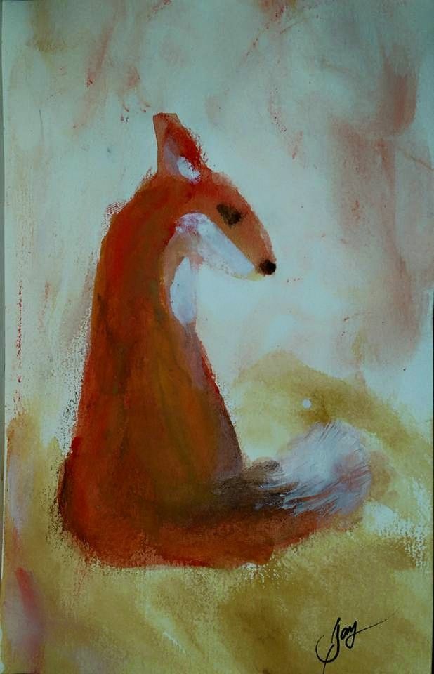 Fingerpainting Fox