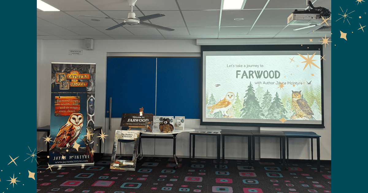 Book Week Buzz – school visits and Pages in the Park event