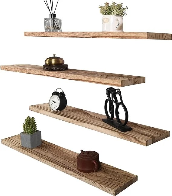 Rustic Floating Shelves
