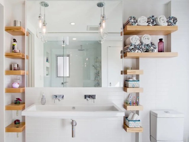 Small Bathroom Wall Storage