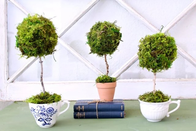spring arts and crafts topiary