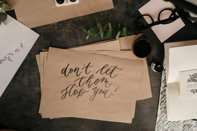 Heartfelt handwritten letters