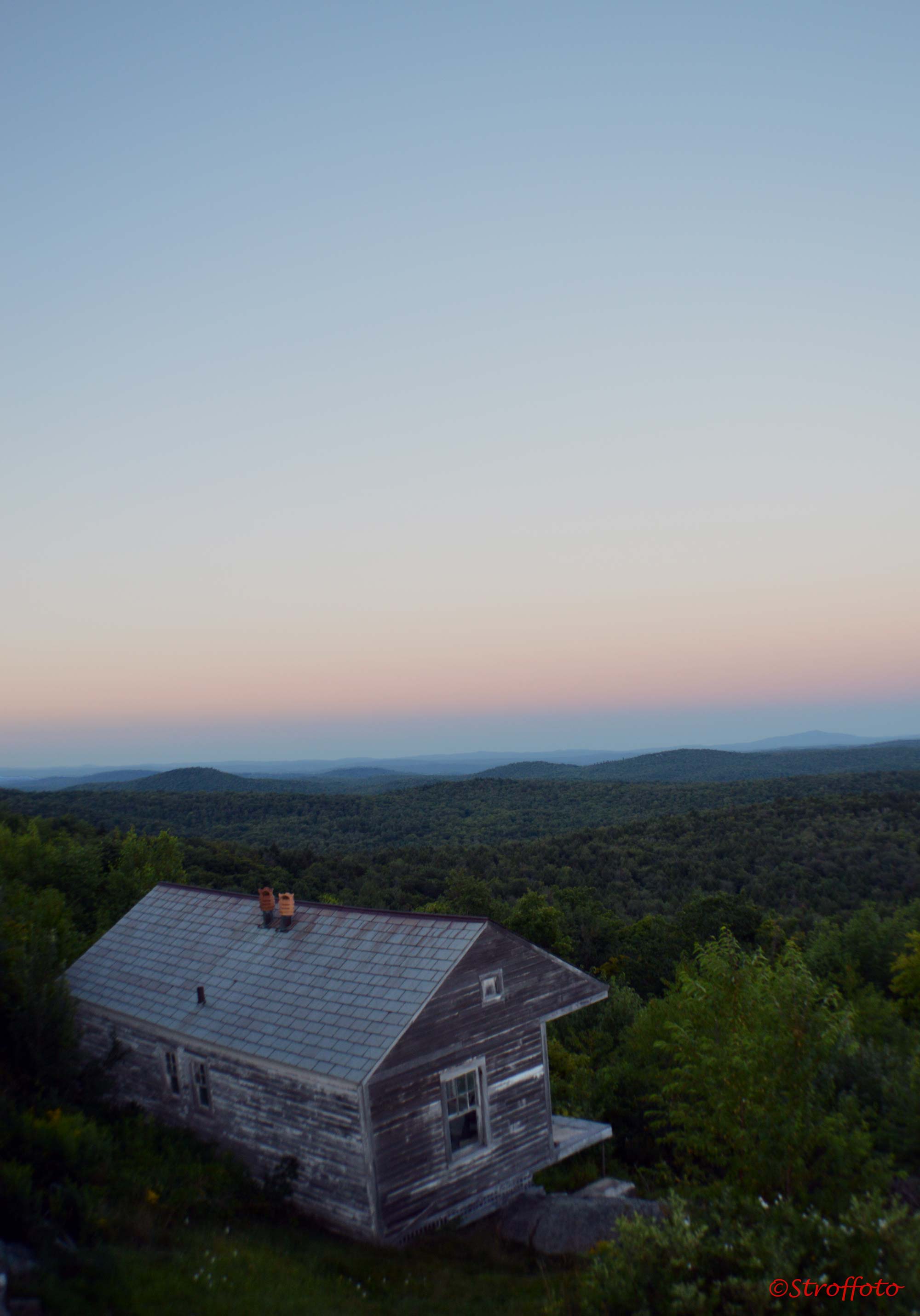 Hogback Mountain Sunset In Vermont