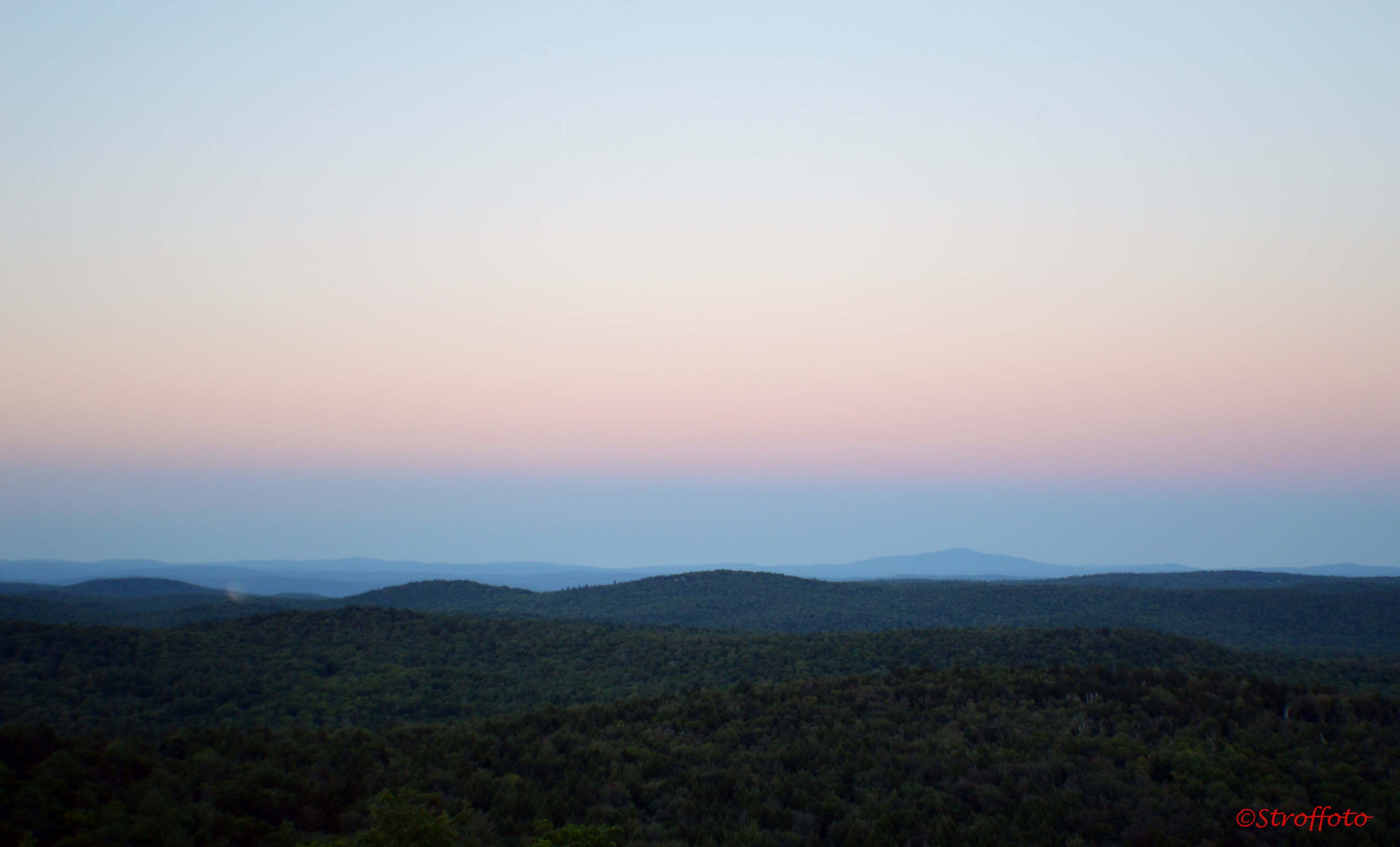 Hogback Mountain Sunset In Vermont