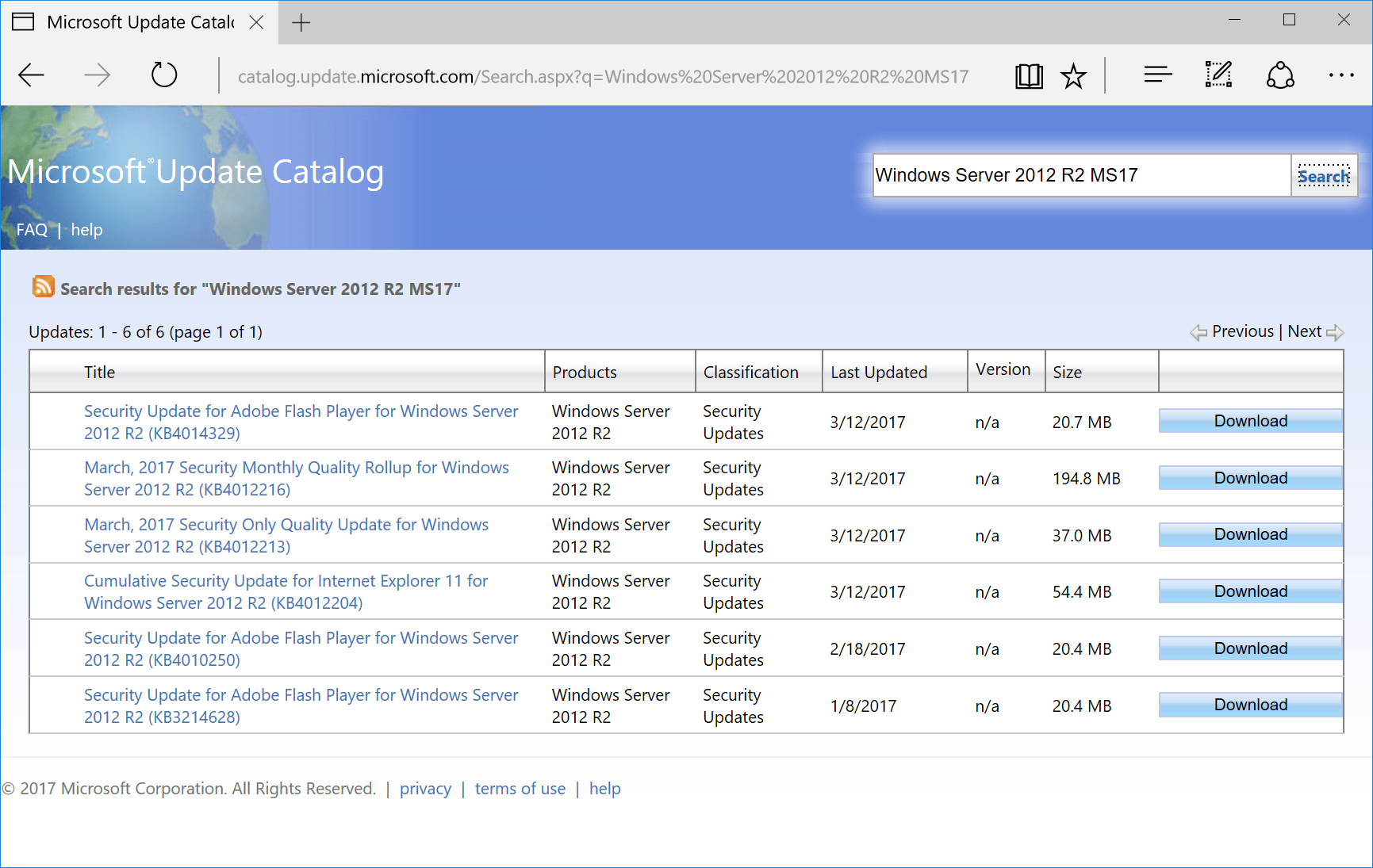 Notes from the field: Downloading Individual Windows Updates