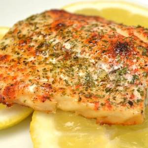 Broiled Haddock with Spritz of Sauvignon Blanc, Shallot-Parsley Butter, Brown Rice Pilaf, Market Vegetables (for 1)